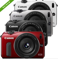Canon 佳能 EOS-M 微单套机（18-55mm f/3.5-5.6 ）229.99美元约￥1421（京东2499元）