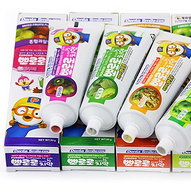 韩国进口:PORORO含木糖醇预防蛀牙儿童可吞咽牙膏 90g