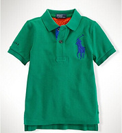 童装好价！拉夫劳伦 Ralph Lauren 大马标男孩 polo衫 两色可选 仅售17.99美元约￥111