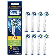 高端刷头！8支装Oral-B CrossAction Electric 电动牙刷刷头