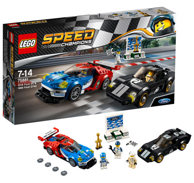 LEGO 乐高 超级赛车系列 2016福特GT与1966福特GT40 75881
