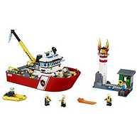 LEGO乐高 城市系列 60109 消防船