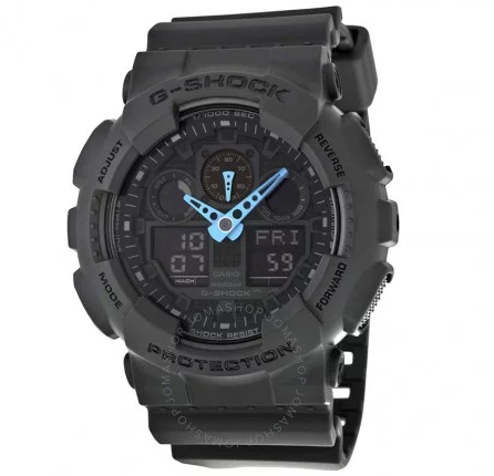 Casio 卡西欧 G-Shock 系列 黑灰色男士运动腕表 GA100C-8ACR 543元含税包邮（原价99美元） 买手党-买手聚集的地方