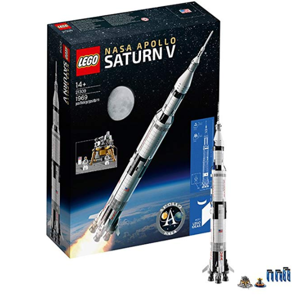 拼装高度达1米！LEGO乐高 21309 NASA 阿波罗计划 土星5号运载火箭 728元包邮（长期1099元） 买手党-买手聚集的地方