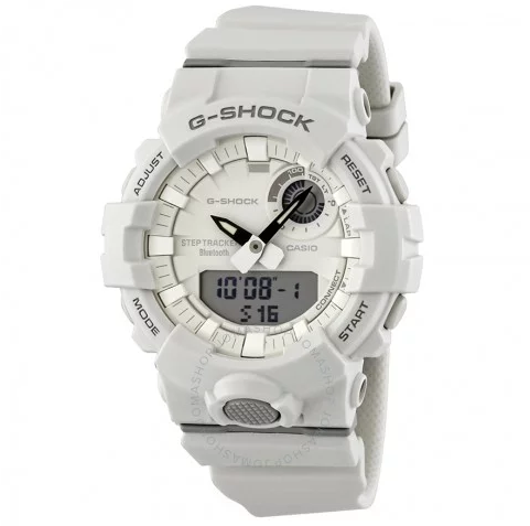 Casio卡西欧 G-Shock 系列 纯白色男士运动腕表 GBA800-7A 72美元约¥484 买手党-买手聚集的地方