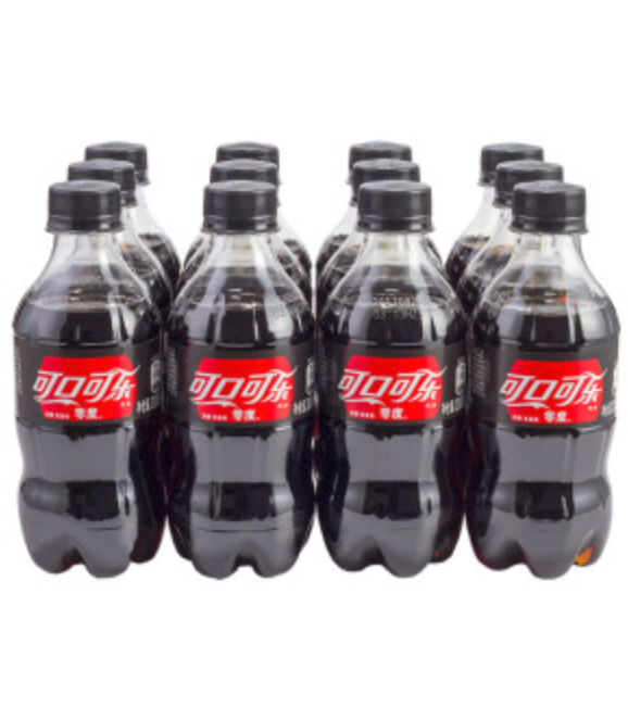 Coca-Cola 可口可乐 零度 Zero 汽水 300mlx12瓶 18.5元 买手党-买手聚集的地方