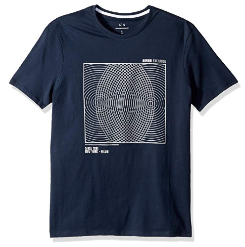 Armani Exchange 阿玛尼 Soundwaves 男士T恤 24.5美元约¥164 买手党-买手聚集的地方