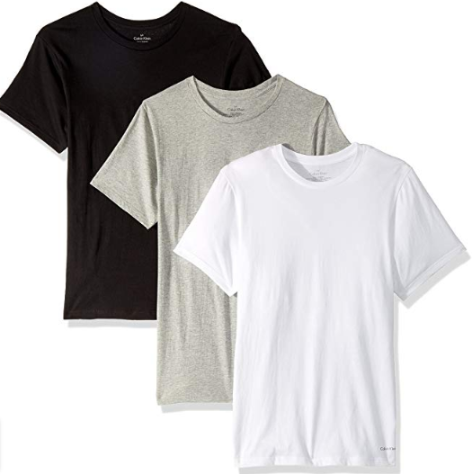 Calvin Klein 男士 纯棉 T恤 3件装 21美元约￥143 买手党-买手聚集的地方