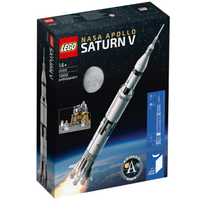 历史新低！拼装高度达1米！LEGO 乐高 21309 NASA 阿波罗计划 土星5号运载火箭 674元包邮（之前推荐728元） 买手党-买手聚集的地方