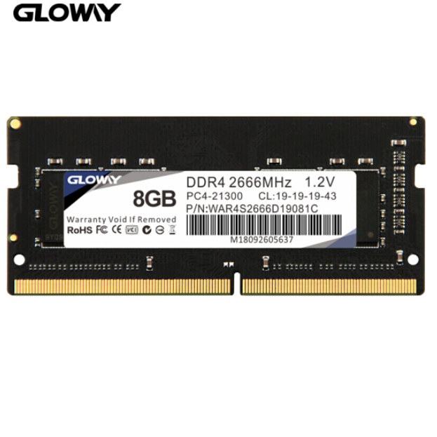 Gloway 光威 8GB DDR4 2666频率 笔记本内存条 199元（长期售价229元） 买手党-买手聚集的地方
