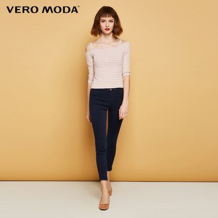 12日0点：Vero Moda 女士 复古九分 小脚牛仔裤 139元（吊牌价239元） 买手党-买手聚集的地方