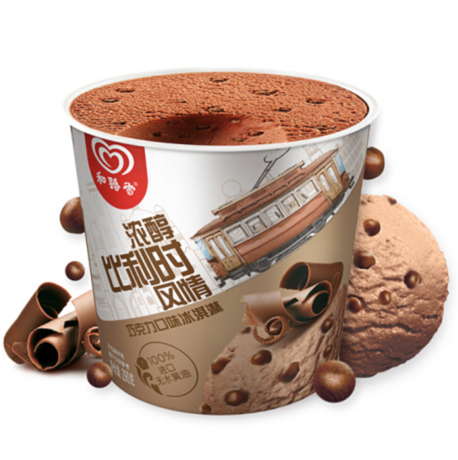WALL‘S 和路雪 浓醇比利时风情 巧克力口味 冰淇淋 290gx8件 79.28元 买手党-买手聚集的地方