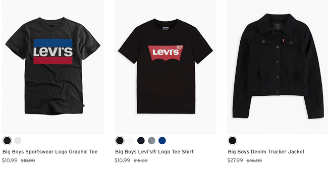 Levi's李维斯 精选 时尚牛仔服饰 返校季折扣 6折优惠 买手党-买手聚集的地方
