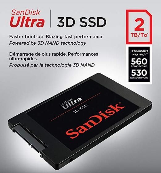 560MB/秒、64层3D NAND：SanDisk/闪迪 2T SATA3.0固态硬盘 Prime会员直邮到手1496元（天猫1999元） 买手党-买手聚集的地方