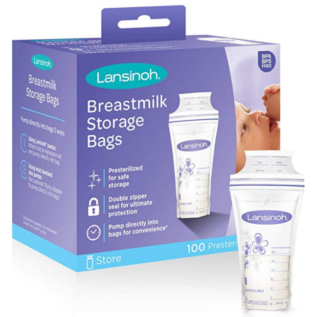 Lansinoh  母乳储存袋 100个 prime到手126.1元 买手党-买手聚集的地方