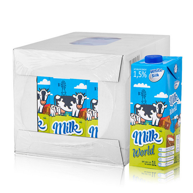 值哭、72斤波兰牛奶！ 1Lx12盒x3件  white silk 怀丝 低脂牛奶（常温奶） 148元包邮 买手党-买手聚集的地方