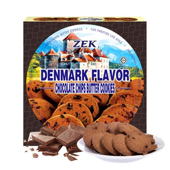 马来西亚进口：90gx18盒 ZEK 丹麦风味巧克力黄油曲奇饼干 49元 买手党-买手聚集的地方
