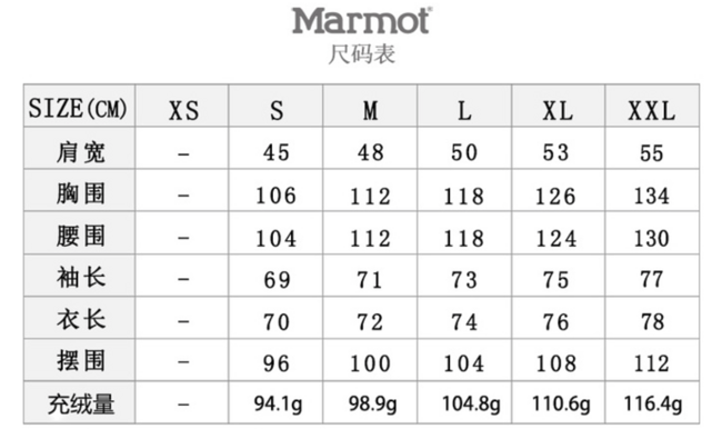 Marmot 土拨鼠 V81207 男款羽绒服 629元，黑卡603.84元（吊牌价2399元） 买手党-买手聚集的地方