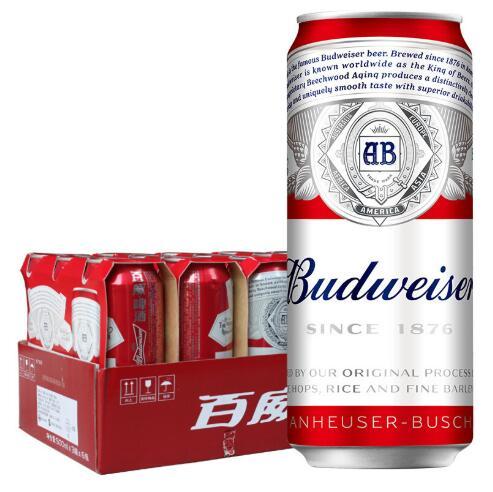 Budweiser 百威啤酒 500mlx18听x4件 310.8元包邮 买手党-买手聚集的地方