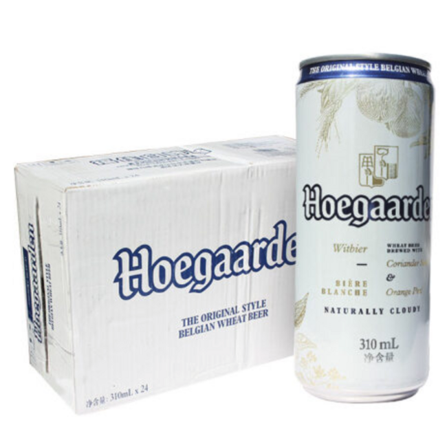 Hoegaarden 福佳啤酒 白啤酒比利时风味 310mlx4听x6组x2件 190.8元 买手党-买手聚集的地方