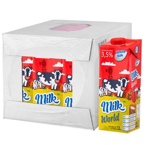 波兰原装进口  怀丝 全脂纯牛奶 1Lx12盒 x3件 170.25元包邮 买手党-买手聚集的地方