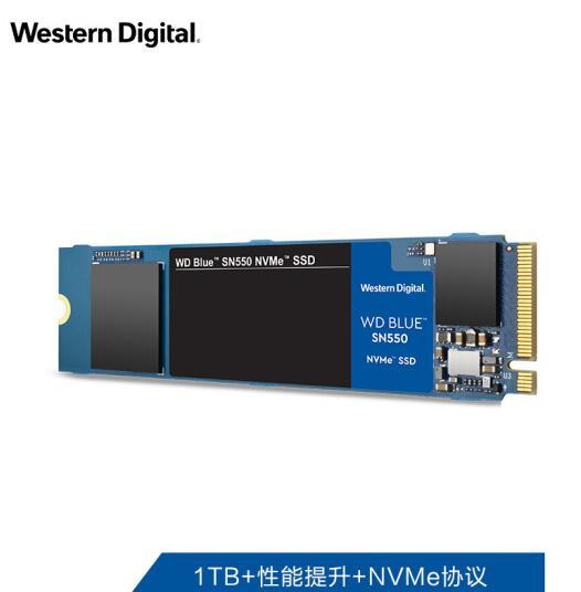 读取速度2400mb/s，4通道PCIe：西部数据 1TB 固态硬盘SN550 M.2 NVMe 829元包邮 买手党-买手聚集的地方