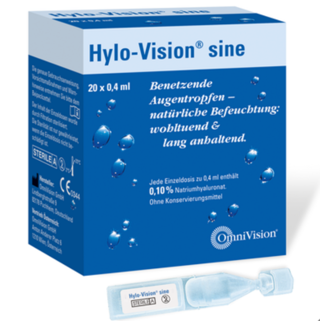 HYLO海露 VISION 0.10%透明质酸钠滴眼液 20x0.4ml 6.75欧元约51.7元 买手党-买手聚集的地方