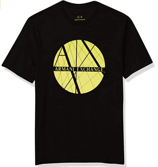 A|X Armani Exchange 阿玛尼副牌 男士经典标志短袖T恤 prime直邮到手248.4元 买手党-买手聚集的地方