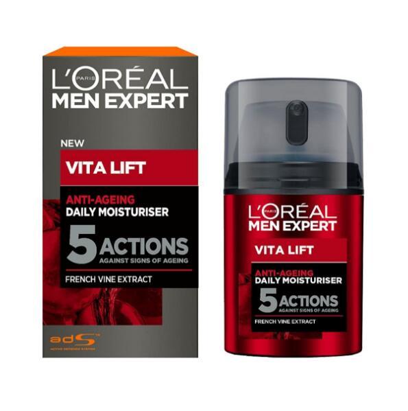 L'Oréal 欧莱雅 Vita Lift 5 男士锐能抗皱紧致护肤多效霜 50ml 48.72元包邮（天猫135元） 买手党-买手聚集的地方