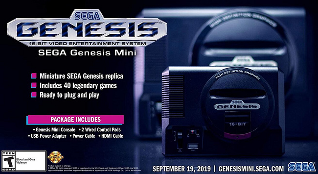 Sega Genesis Mini世嘉 MD迷你游戏机 复刻版 Prime直邮到手383元 买手党-买手聚集的地方