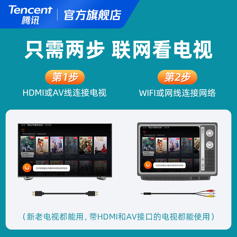 双11预售，全网通0广告：Tencent腾讯 企鹅极光3Pro电视盒子 4+32G顶配版 499元包邮，送腾讯视频VIP月卡 买手党-买手聚集的地方