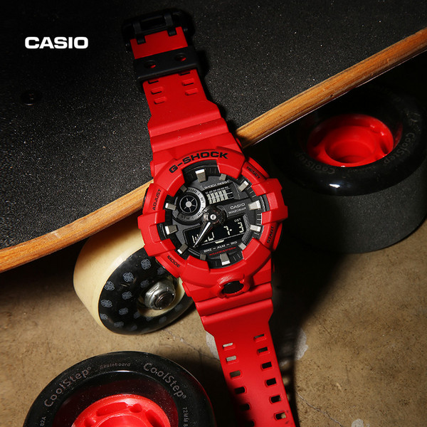 Casio 卡西欧 G-Shock系列 GA-700-4AER 男士双显防水防震运动腕表 直邮到手603元（天猫旗舰店999元） 买手党-买手聚集的地方