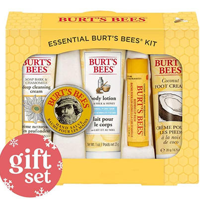 亚马逊销冠！美国 Burt's Bees小蜜蜂 便携护肤5件套 洁面+唇膏+护手霜+身体乳+护足霜 Prime直邮到手64元，3件9.2折 买手党-买手聚集的地方