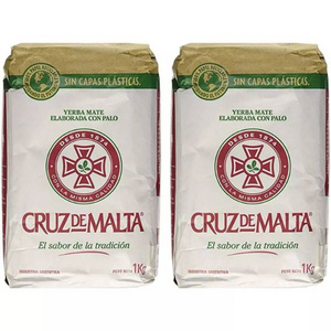 吃茶解油， 1kgx2袋 CRUZ de MALTA 传统原味有梗马黛茶 直邮含税到手179.5元 买手党-买手聚集的地方