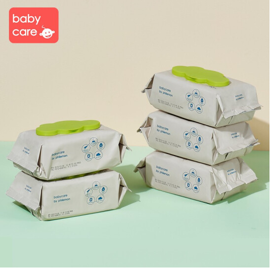 babycare 新生儿手口湿巾 带盖 80抽x5包x6件 180.1元包邮（折合6元/包） 买手党-买手聚集的地方