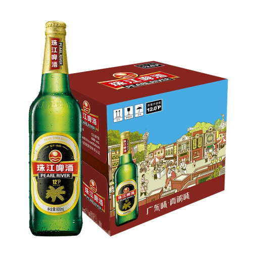 珠江啤酒 12度 经典老珠江啤酒 600mlx12瓶 158.8元包邮 买手党-买手聚集的地方