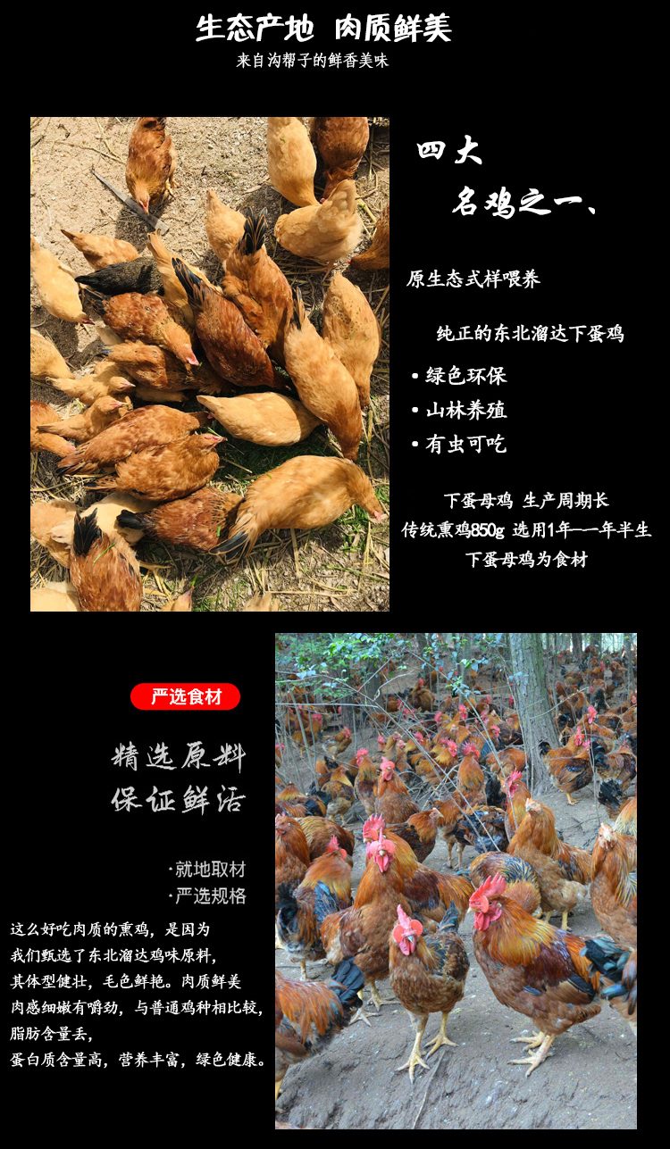 中国四大名鸡，中华老字号：700g 沟帮子 正宗招牌熏鸡 44.8元包邮，散养熏鸡63.9元 买手党-买手聚集的地方