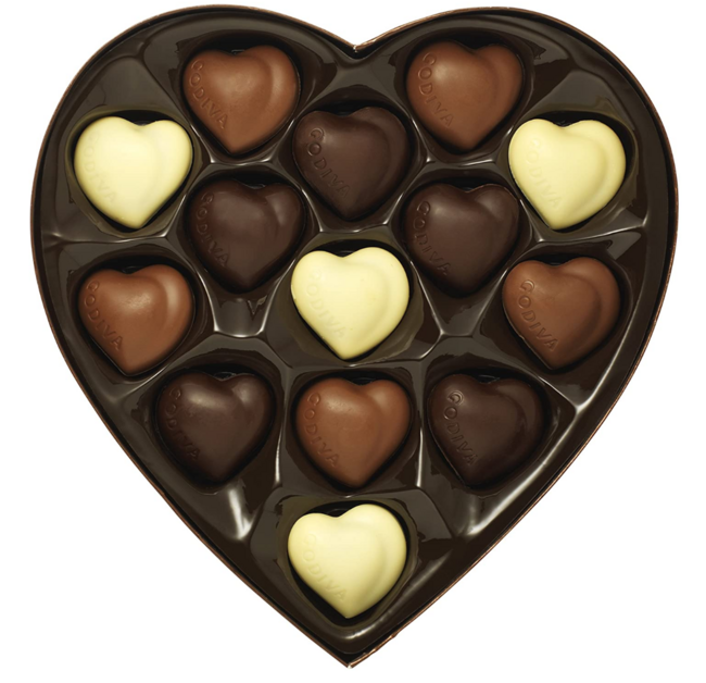 微商心形减肥巧克力图片
