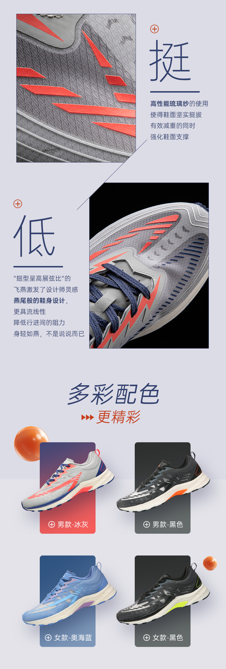 轻弹pro科技：匹克 男士 专业竞速跑步鞋 凑单到手150.5元包邮 买手党-买手聚集的地方