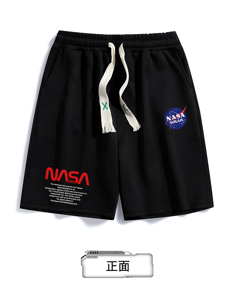 情侣款小众潮牌，NASA SOLAR 官方正品 男女 五分短裤 39.9元包邮 买手党-买手聚集的地方