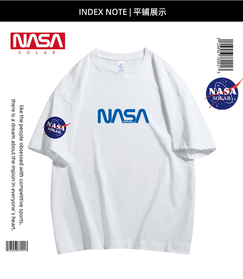 NASA 联名款宽松情侣短袖 39.9元包邮 买手党-买手聚集的地方