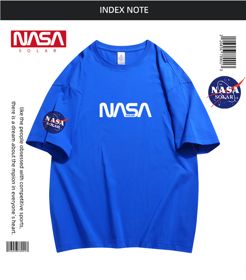 NASA 联名款宽松情侣短袖 39.9元包邮 买手党-买手聚集的地方