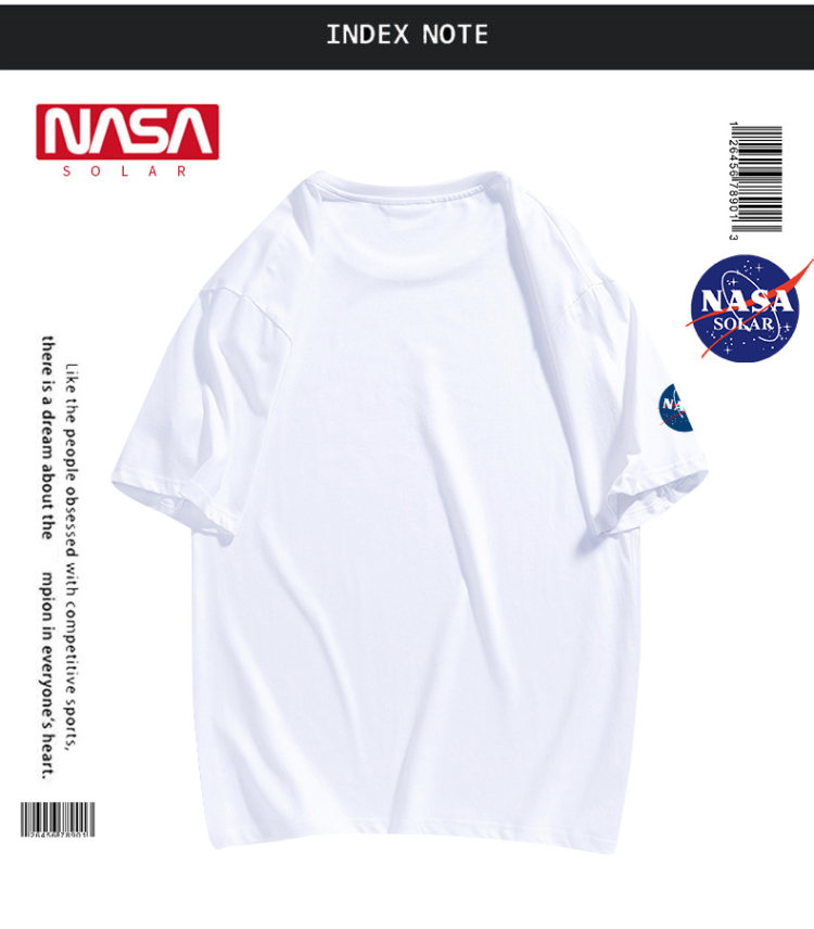 NASA SOLAR联名款 NASA小熊印花短袖T恤 39.9元包邮 买手党-买手聚集的地方