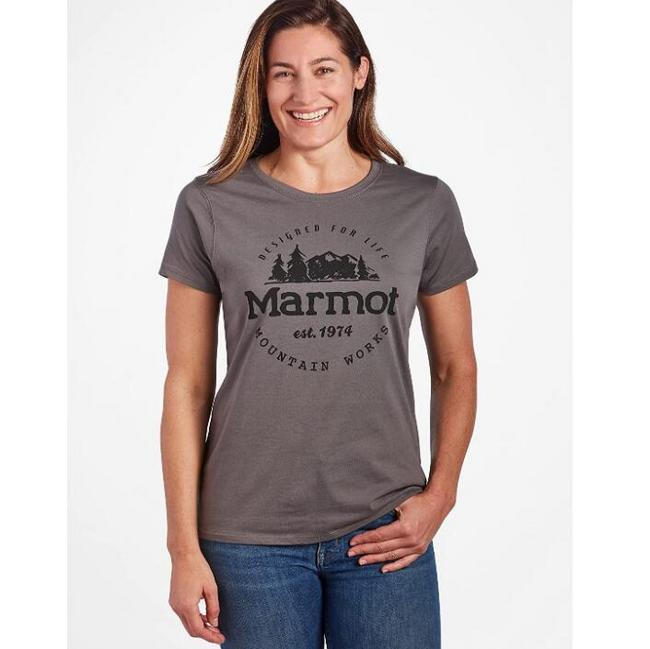 亚马逊销冠！Marmot土拨鼠 Culebra Peak 女士有机棉短袖T恤 36250 Prime直邮到手80.66元 买手党-买手聚集的地方