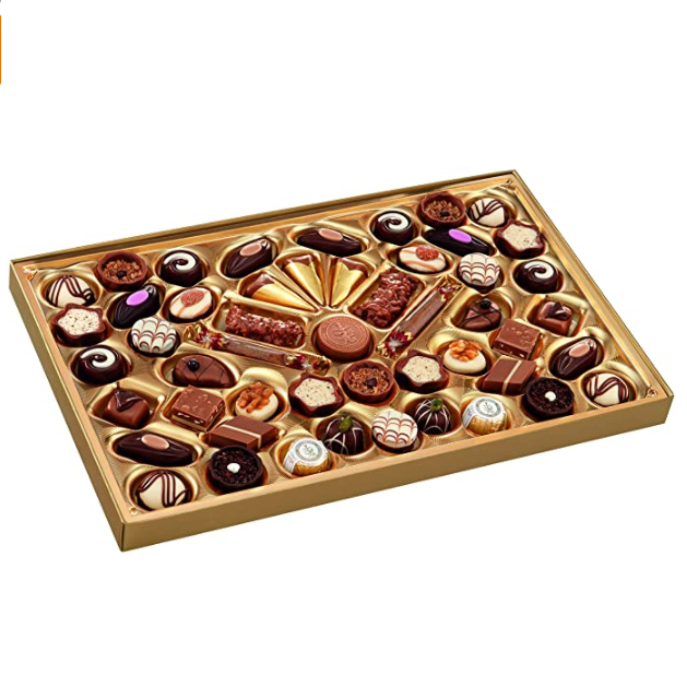 Lindt 瑞士莲 Pralinen Hochfein 多口味巧克力礼盒 50颗500g 176.19元 买手党-买手聚集的地方