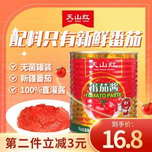 天山红 新疆纯番茄酱 850g罐装