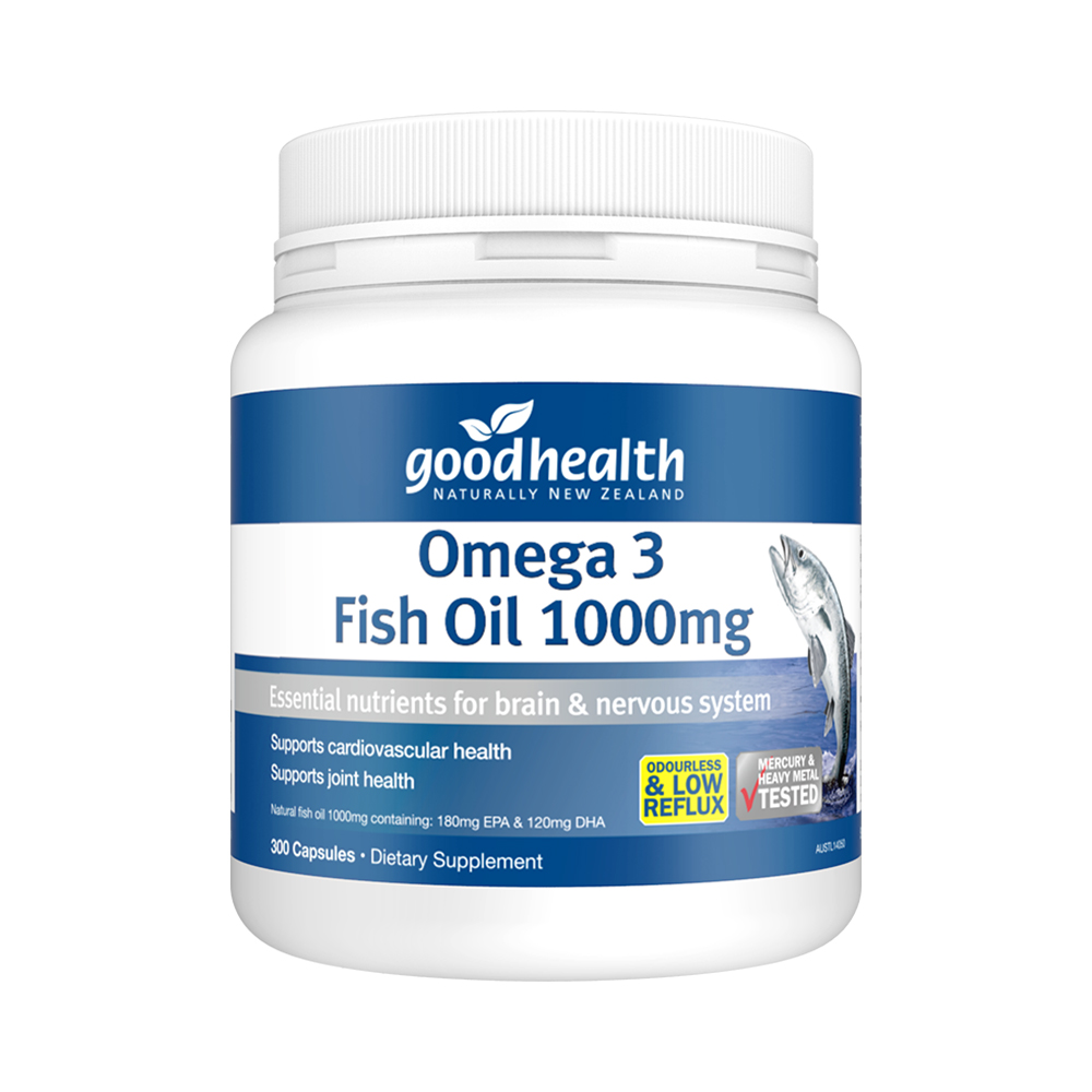 新西兰进口，Good Health 好健康 Omega-3深海鱼油 1000mg*300粒 59元包税包邮（双重优惠） 买手党-买手聚集的地方