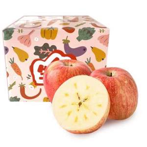 20点开始，京鲜生 新疆阿克苏冰糖心苹果 2.5kg 单果160g以上