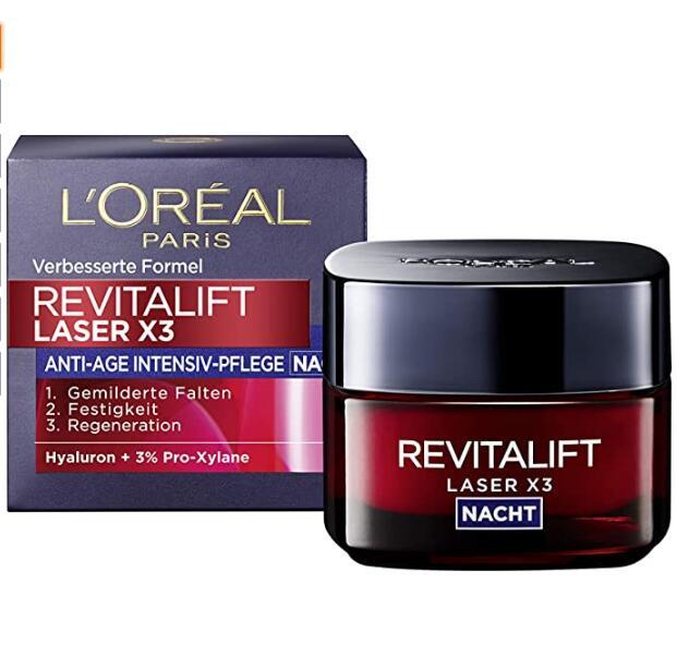 L'Oréal Paris 欧莱雅 Revitalift Laserx3 复颜光学紧致嫩肤去皱晚霜50mL 55.72元 买手党-买手聚集的地方