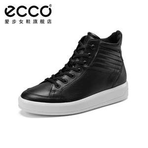 黑五特价，Ecco 爱步 soft 9 柔酷9号 女士系带高帮休闲板鞋205303